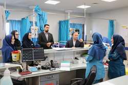 عیادت مدیریت رفاه و سلامت کارکنان دانشگاه از همکاران بستری در بیمارستان پوست رازی و برگزاری نشست هم‌اندیشی با مدیران و مسئولان رازی