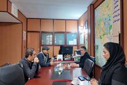 دیدار مدیر امور حقوقی دانشگاه علوم پزشکی تهران با مدیر شبکه بهداشت جنوب