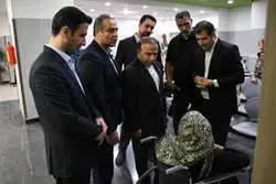 عیادت مدیریت رفاه و سلامت کارکنان دانشگاه علوم پزشکی تهران از کارکنان بستری درمجتمع بیمارستانی امام خمینی(ره)
