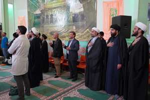 حضور معاون توسعه دانشگاه علوم پزشکی تهران در مراسم اربعین امام شهید انقلاب اسلامی